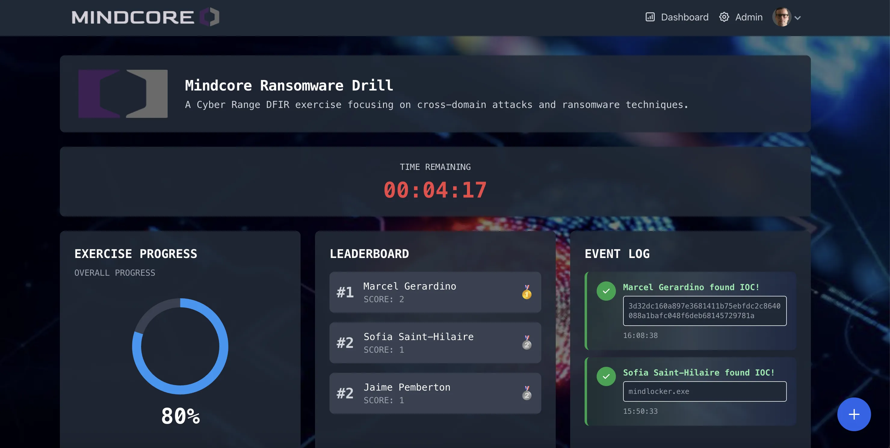 Cyber Range Platform Preview